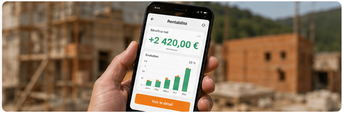 Rentabilité en temps réel