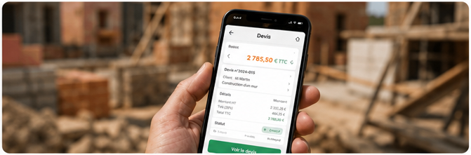 Gestion depuis le téléphone